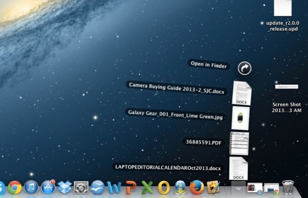 Mac dock folder